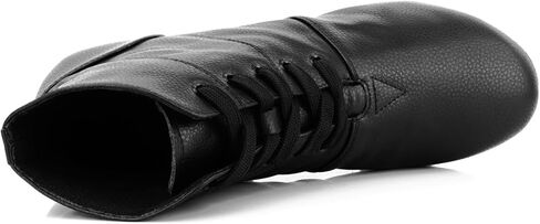 Keemi Jazz Dance Boots Lace Up Split Sole Jazz Dance Shoes for Women Girls Adult in Kuwait