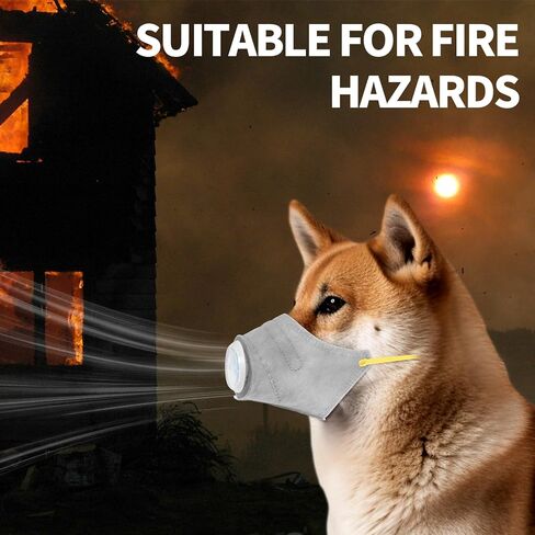 3pcs Adjustable Dog Gas Mask, New Creative Dog Face Muzzles Breathable Reusable Anti Smog Effectively Filter Air Pollution (Small) in Saudi Arabia