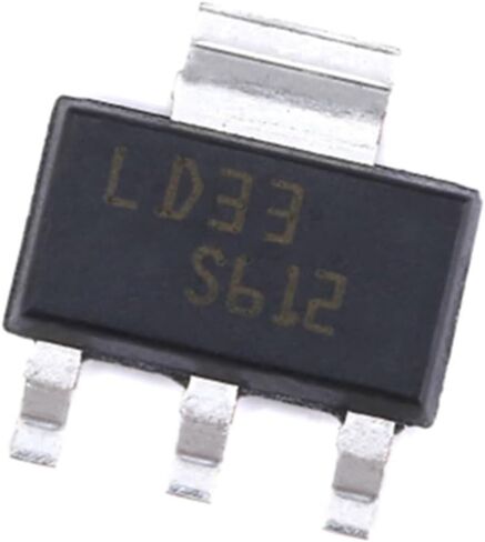 LD1117S12TR LD1117S18TR LD1117S25TR LD1117S33TR LD1117S12CTR LD1117S18CTR LD1117S25CTR SOT-223 10 قطعة (LD1117S12CTR) in Kuwait