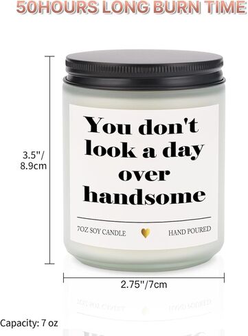 Birthday Gifts for Men, January Candle for Lengends are Born in January 30th 40th 50th 60th Birthday Gifts for Men Dad Uncle Husband from Wife Daughter Niece Nephew, 7OZ Scented Candle for Him in Saudi Arabia