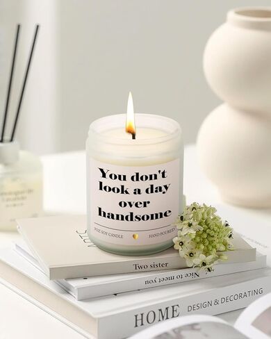 Birthday Gifts for Men, January Candle for Lengends are Born in January 30th 40th 50th 60th Birthday Gifts for Men Dad Uncle Husband from Wife Daughter Niece Nephew, 7OZ Scented Candle for Him in Saudi Arabia