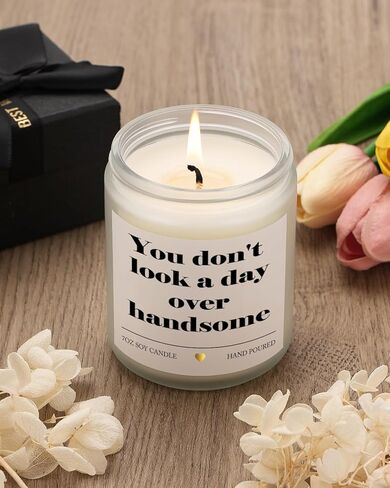 Birthday Gifts for Men, January Candle for Lengends are Born in January 30th 40th 50th 60th Birthday Gifts for Men Dad Uncle Husband from Wife Daughter Niece Nephew, 7OZ Scented Candle for Him in Saudi Arabia