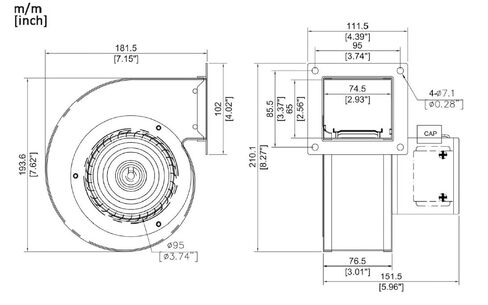 1TDR6، 4C006 منفاخ بديل لتبادل OEM المباشر من Dayton in Kuwait