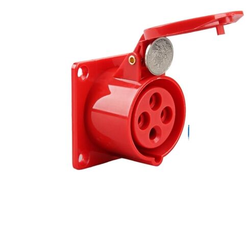Industrial Aviation Plug and Socket Connector 3-pin 4-pin 5-Hole 16/32A Waterproof But Not Explosion-Proof(3-Pin16APlug) in Kuwait