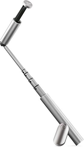 CLIALROS Aluminum Selfie Stick with Bluetooth Remote Control, Rose Gold in Saudi Arabia