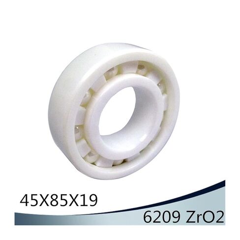 6209 Full Ceramic Bearing (2pcs) 45 * 85 * 19 mm ZrO2 Material 6209CE All Zirconia Ceramic Ball Bearings in Kuwait