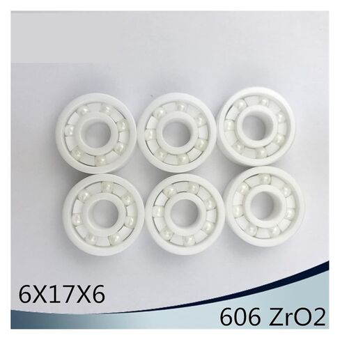 606 Full Ceramic Bearing (4pcs) 6 * 17 * 6 mm ZrO2 Material 606CE All Zirconia Ceramic Ball Bearings in Kuwait