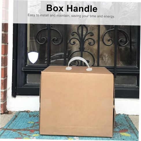 SOLUSTRE 100set DIY Plastic Lifting Handles for Cardboard Boxes Grab Handle for for Moving and Boxes in Kuwait