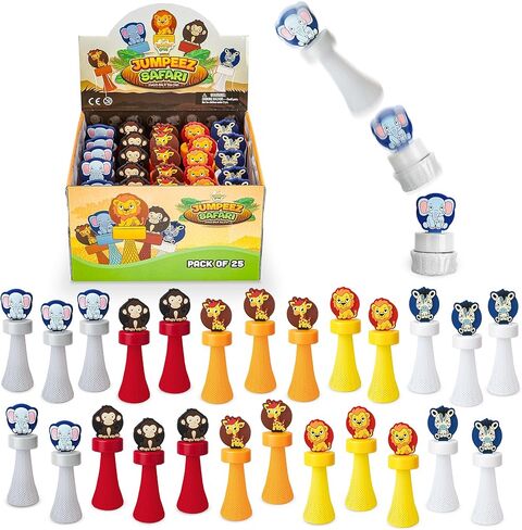 Ipidipi Toys Jumpeez Sports Rocket Poppers - ألعاب الربيع المرح المرح ، تفضل بحفلات الفصول الدراسية ، Cool Goodie Bag Stuffer للأطفال ، كرات رياضية صغيرة - حزمة من 24 in Kuwait