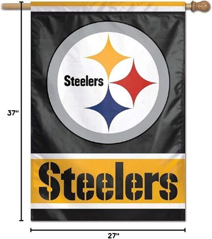 Wincraft Pittsburgh Steelers Vertical Flag: 27x37 Banner in Kuwait