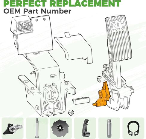 10L0L Club Car Park Brake Release and Parking Gear Repair Kit, Suitable for 2009 up Precedent and 2018 UP Tempo (2nd Generation) G&E Golf Cart, OEM#103777601 in Kuwait