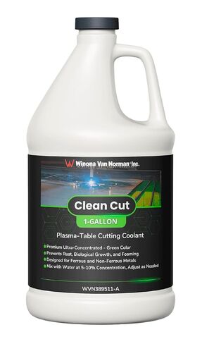 Clean Cut | Plasma-Table Cutting Coolant | Premium Ultra-Concentrated | Green Color (1 Gallon) in Saudi Arabia