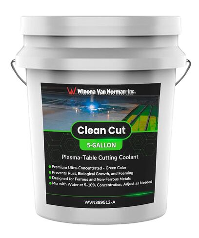 Clean Cut | Plasma-Table Cutting Coolant | Premium Ultra-Concentrated | Green Color (1 Gallon) in Saudi Arabia