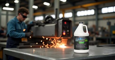 Clean Cut | Plasma-Table Cutting Coolant | Premium Ultra-Concentrated | Green Color (1 Gallon) in Saudi Arabia