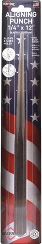 Mayhew Select 44102 1/4-by-12-Inch Carded Line-Up Punch in Kuwait