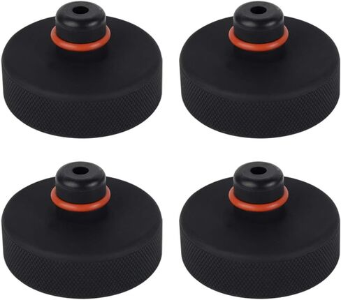 TAUTO Tesla Lifting Jack Pad for Model 3/Y/S/X (2016–2025), 4 Pucks with Storage Case, Durable Rubber Protects Battery & Chassis During Lifts in Kuwait