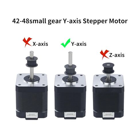 FYSETC Replacement Y-Axis Motor for K1 Max: Original Nema 17 42 48mm 20 Teeth Wheel Bearing 1.8 Degree 1.8A Without Connecting Wire Not for K1C K1 K2P 3D Printer Accessories in Kuwait