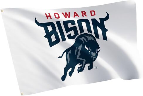 لافتة جامعة ديزرت كاكتوس هوارد 100% بوليستر للاستخدام الداخلي والخارجي مقاس 3 × 5 أقدام Bison HU (علم B) in Kuwait