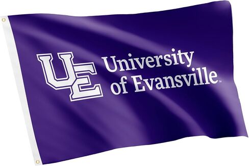 Desert Cactus University of Evansville UE Flag - 3 x 5 Feet Aces Banner, Indoor/Outdoor Durable Fabric, 100% Polyester Design (Style 1) in Kuwait