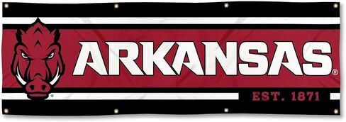 Arkansas Razorbacks Large 2x6 Foot Banner in Kuwait