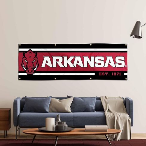 Arkansas Razorbacks Large 2x6 Foot Banner in Kuwait