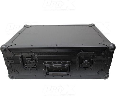 حافظة طيران طراز ProX XS-RANE12BL ATA-300، لنظام التحكم DJ بمحرك Rane 12، تخزين معدات الصوت الاحترافية، أسود على أسود in Kuwait