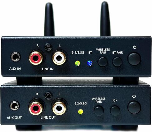 DYNASTY PROAUDIO WSA-5TR (Version 2) Wireless Subwoofer Speaker Kit, 5.2G / 5.8GHz Dual Band Selectable, Total 106 RF Channel Auto Switching (2021 Model) in Saudi Arabia