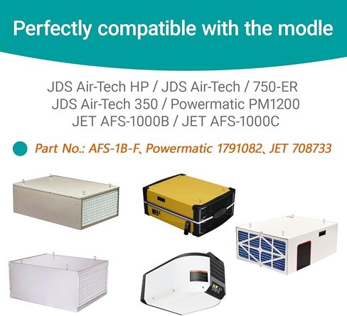 24x12x12 MERV 14 Air Filter Replacement - Synthetic Pocket - Compatible with Jet AFS-1000B/C, Powermatic 1791082, JET 708733 & More - 2 Pack in Kuwait