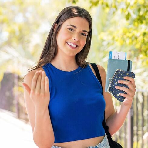 2Pcs Coin Purse, Denim Coin Pouch for Women, Fashionable Change Purse with Kiss-Lock, Lightweight Mini Coin Wallet for Change, Cards, Keys, Receipts(Style 2) in Saudi Arabia