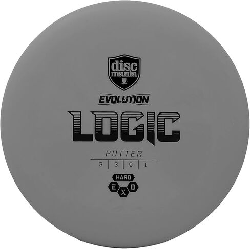 Discmania Evolution Exo Hard Logic Disc Golf Putter (Colors May Vary) 173-176 - Low Profile Disc Golf Putter and Approach Disc in Kuwait