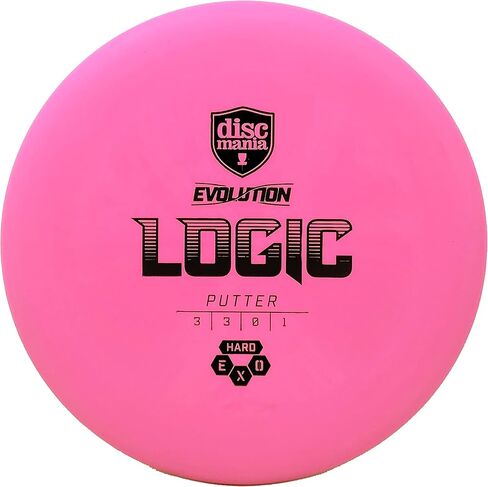 Discmania Evolution Exo Hard Logic Disc Golf Putter (Colors May Vary) 173-176 - Low Profile Disc Golf Putter and Approach Disc in Kuwait