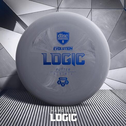Discmania Evolution Exo Hard Logic Disc Golf Putter (Colors May Vary) 173-176 - Low Profile Disc Golf Putter and Approach Disc in Kuwait