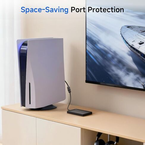 كابل ماترز 5 جيجابت في الثانية كومبو حزمة 90 درجة و270 درجة زاوية يمنى كابل تمديد USB - 0.5 قدم / 16 سم، كابل تمديد USB 3.0 قصير، موسع USBA ذكر إلى أنثى، أسود in Kuwait