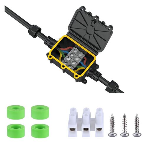 Outdoor Waterproof Junction Box Plastic，Outdoor Cable Electrical Box Waterproof ，Open Splice Underground Electrical Junction Water Proof Box，2 Way Wire Range 5-12mm Trailer Junction Box in Saudi Arabia