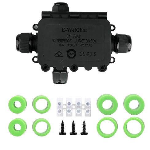 Outdoor Waterproof Junction Box Plastic，Outdoor Cable Electrical Box Waterproof ，Open Splice Underground Electrical Junction Water Proof Box，2 Way Wire Range 5-12mm Trailer Junction Box in Saudi Arabia