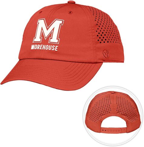 قبعة Desert Cactus Morehouse College Snapback - قبعة بيسبول Maroon Tigers BreezePro Performance ذات حزام قابل للتعديل in Kuwait