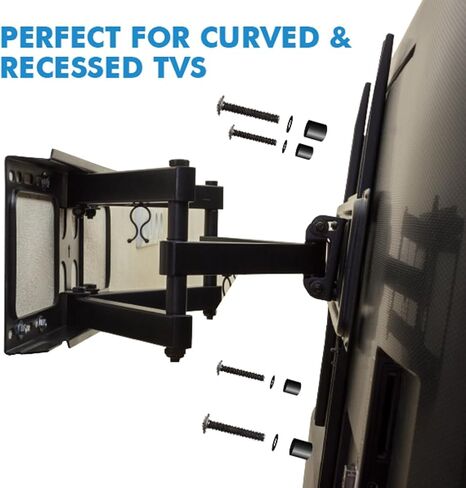 Universal TV Mount Screw Kit for VESA Mounting - M4 M5 M6 M8 Screws & Washers, Complete Hardware Kit Fits Most TVs/Monitors Up to 80 Inches in Kuwait