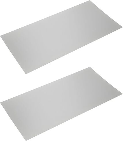 2 قطعة 304 الفولاذ المقاوم للصدأ لوحة مسطحة لوح فولاذي 200x100x0.2 مللي متر لقطع الورق in Kuwait