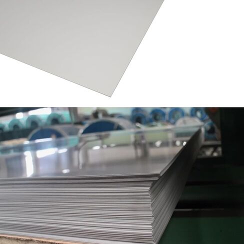 2 قطعة 304 الفولاذ المقاوم للصدأ لوحة مسطحة لوح فولاذي 200x100x0.2 مللي متر لقطع الورق in Kuwait