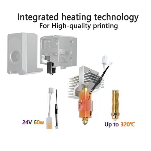 ترقية 0.4 مم من السيراميك Hotend لمجموعة Centauri Carbon Hotend، قطعة واحدة إضافية من جورب السيليكون وقطعة واحدة من مسح الفوهة لطابعة Elegoo Centauri Carbon ثلاثية الأبعاد in Kuwait