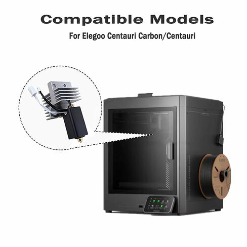 ترقية 0.4 مم من السيراميك Hotend لمجموعة Centauri Carbon Hotend، قطعة واحدة إضافية من جورب السيليكون وقطعة واحدة من مسح الفوهة لطابعة Elegoo Centauri Carbon ثلاثية الأبعاد in Kuwait