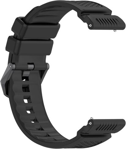 MOTONG متوافق مع حزام بديل Garmin Venu X1 - حزام معصم من السيليكون البديل متوافق مع Garmin Venu X1 (أسود) in Kuwait