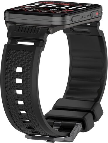 MOTONG متوافق مع حزام بديل Garmin Venu X1 - حزام معصم من السيليكون البديل متوافق مع Garmin Venu X1 (أسود) in Kuwait
