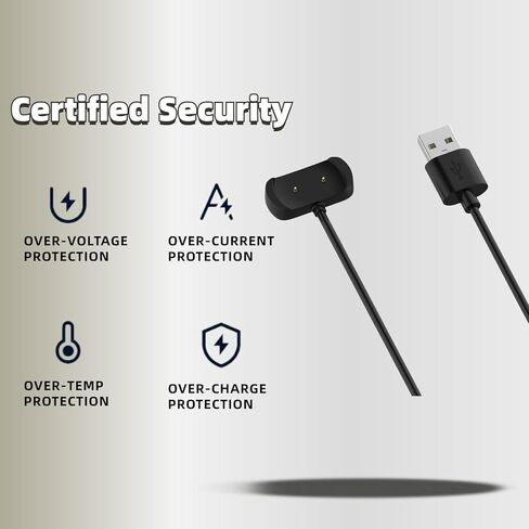 شاحن Amazfit GTR 2e SIM A2014/GTR 2e/GTR 2، متوافق مع Amazfit GTR mini، كابل شحن مغناطيسي USB بطول 3.3 قدم/1 متر in Kuwait