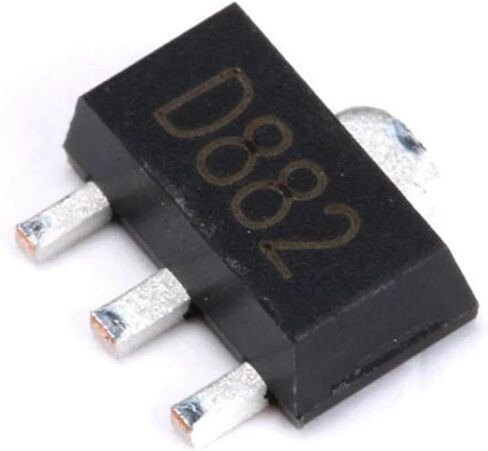 2SB772 2SD882 SOT-89 B772 SMD SOT89 D882 ترانزستور الطاقة 20 قطعة (D882) in Kuwait