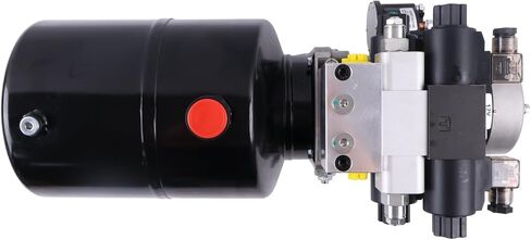 Solarhome 12V DC Double Acting Hydraulic Power Unit 8 Quart Steel Tank 3kW 1.8GPM 2900PSI SAE 8 Compatible with Dump Trailer Car Lifting in Kuwait