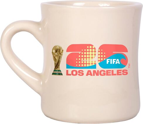 FIFA World Cup 2026 12 oz Diner Mug – Timeless 12oz Ceramic, Smooth Diner-Style Shine, Vintage Design – Great For Home Or Collectible in Saudi Arabia