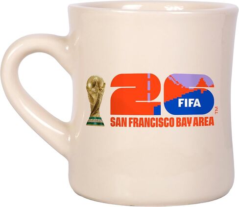 FIFA World Cup 2026 12 oz Diner Mug – Timeless 12oz Ceramic, Smooth Diner-Style Shine, Vintage Design – Great For Home Or Collectible in Saudi Arabia