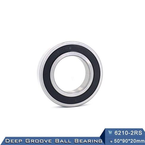 6210RS 6210-2RS تحمل ABEC-3 الكرات الأخدود العميق 6210RZ 180210 RZ RS 6210 2RS EMQ جودة 50x90x20 ملم in Kuwait