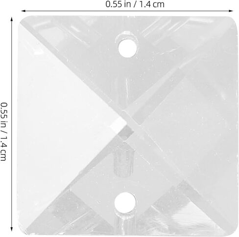 Tofficu 10pcs Crystal Chandelier Pendants Elegant Water Drop Prisms for Home Decor Crafts and Chandelier Replacement Parts Crystal Hangings for and Lampshades in Kuwait